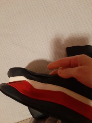 Bolso bandolera Tom Tailor negro y rojo