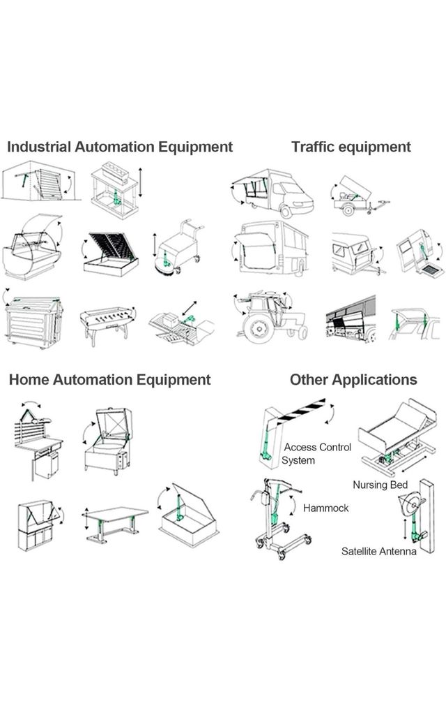 NUEVO! Attuatore lineare elettrico DC 12V nuovo