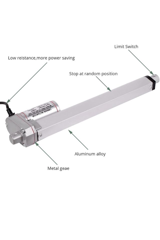 NUEVO! Attuatore lineare elettrico DC 12V nuovo