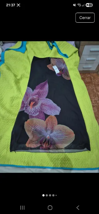 Falda larga flores L Stradivarius