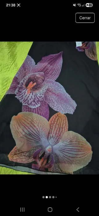 Falda larga flores L Stradivarius