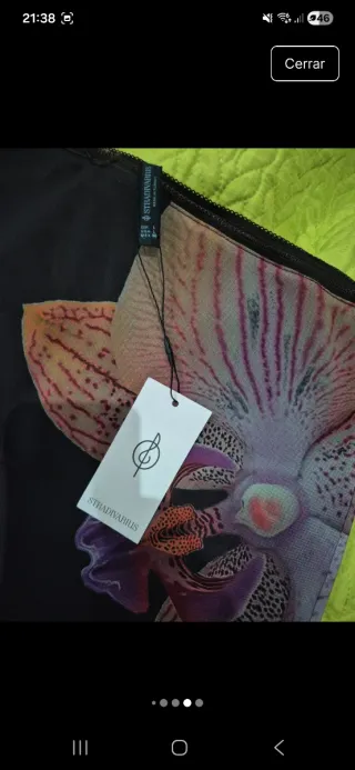 Falda larga flores L Stradivarius