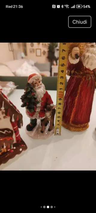 Set decorazioni natalizie