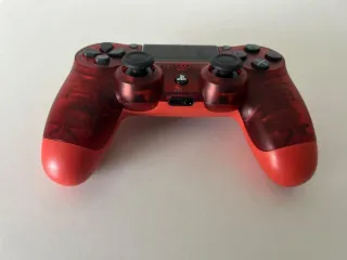 Mando PS4 Sony Rojo Transparente