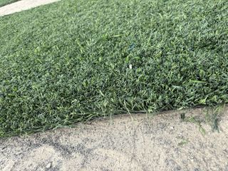 Césped artificial verde