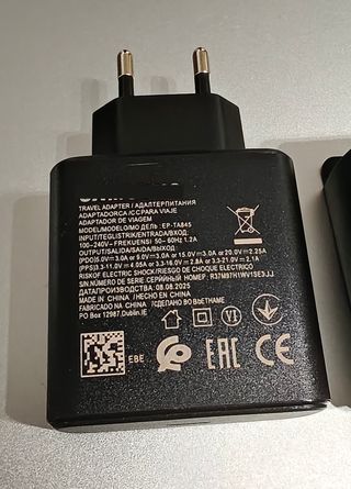 Cargador Rápido compatible Samsung 45W USB-C PD