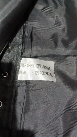 Chaleco Cuero motero Talla M