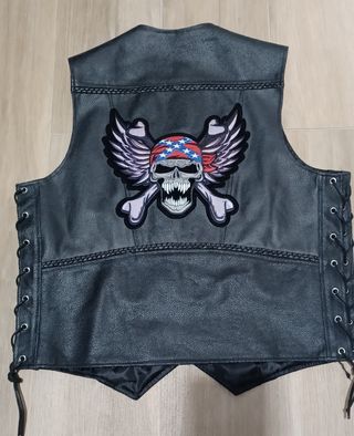 Chaleco Cuero motero Talla M