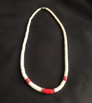 Collar Vintage Ibicenco Nacarado Hecho a Mano