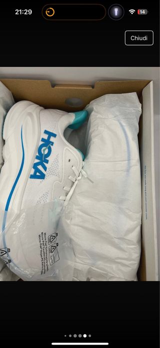 Scarpe Hoka Uomo Bianche e Blu