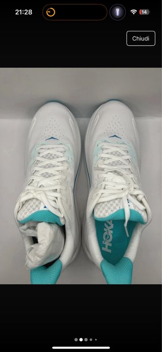 Scarpe Hoka Uomo Bianche e Blu