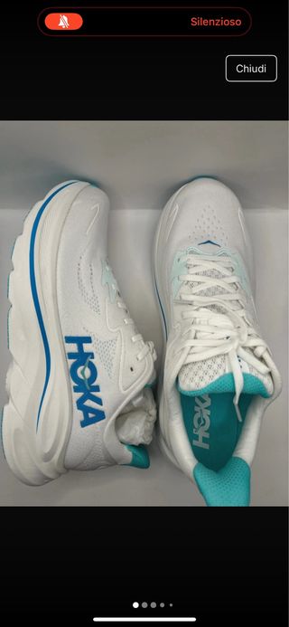 Scarpe Hoka Uomo Bianche e Blu