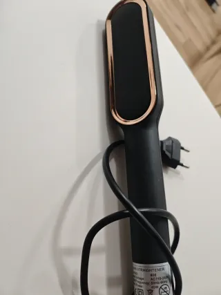 Cepillo Alisador HA808 Negro y Dorado