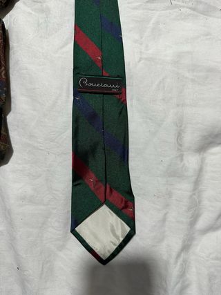 Lote Corbatas Seda Varias Marcas Celine Basile Etc