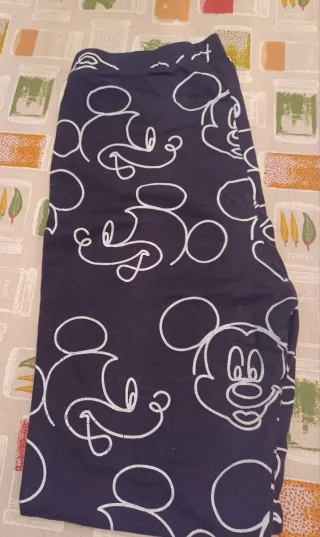 Mallas Mickey Mouse Negras y Blancas