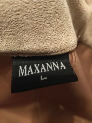 Giacca donna beige con zip Tg. M/L