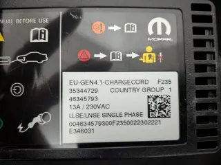 Caricatore Jeep 4xe Originale Schuko-Tipo 2