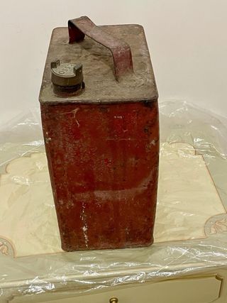 Vecchia latta olio Shell BP Esso