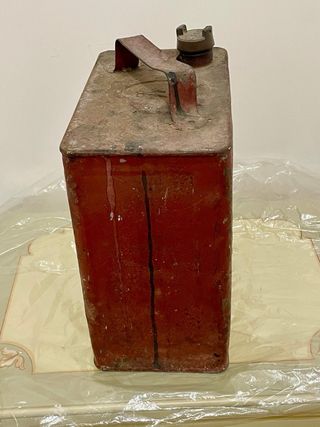 Vecchia latta olio Shell BP Esso