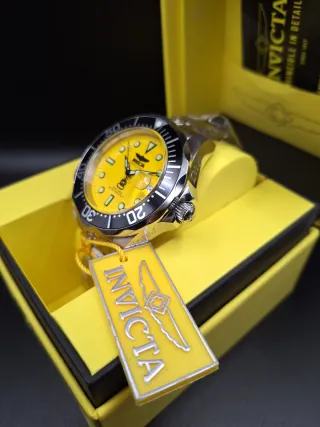 Invicta Grand Diver 3048 Reloj Amarillo y Plateado