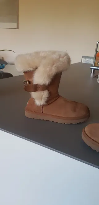 Botas UGG Marrones con Pelo