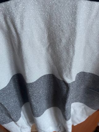 Jersey brillante rayas nuevo