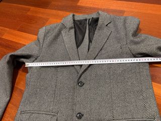 Cappotto uomo spigato grigio taglia 48/50