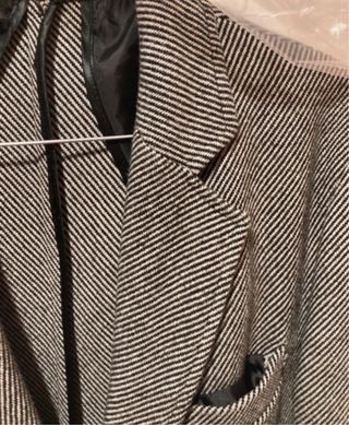 Cappotto uomo spigato grigio taglia 48/50