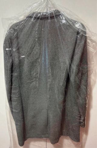 Cappotto uomo spigato grigio taglia 48/50