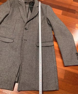 Cappotto uomo spigato grigio taglia 48/50