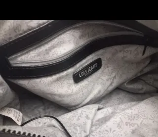 Bolso de pana negro Lois jeans