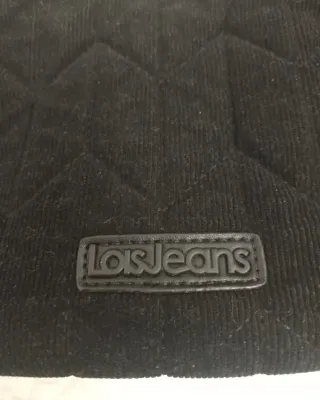 Bolso de pana negro Lois jeans