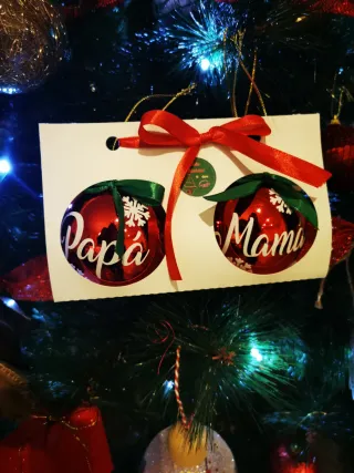 Esfera Navideña Personalizada