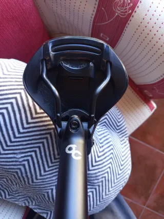 Tija y sillín de bicicleta