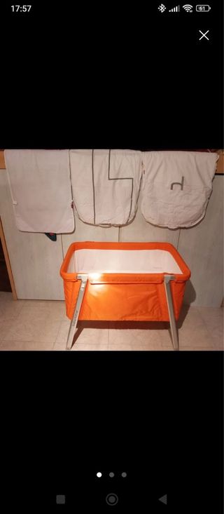 Cuna de viaje Babyhome naranja