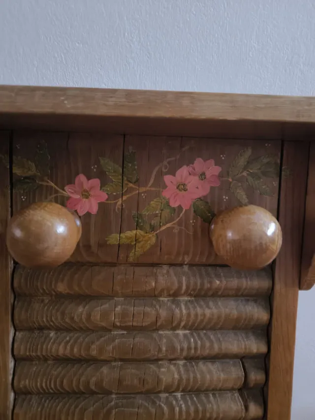 Tavolo da stiro antico portabiti