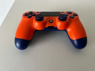 Mando PS4 Naranja y Azul