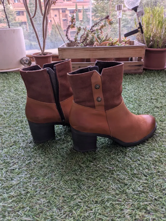 Botines Liberitae de piel – T 40 (Made in Spain)