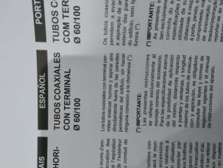 Kit De Humo caldera Coaxial 60/100 KHG714109112