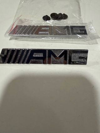 Chapas AMG Mercedes Metálicas