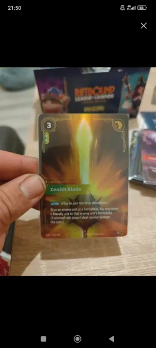 Carta Zenith Blade League of Legends