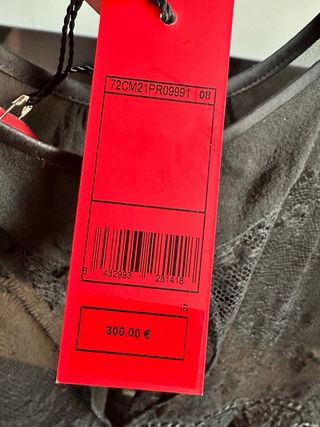 Blusa Carolina Herrera Seda Negra