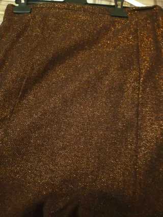 Gonna donna rame luccicoso Tg. M