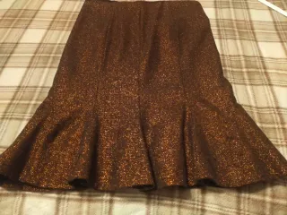 Gonna donna rame luccicoso Tg. M