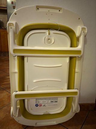 Bañera plegable con termómetro