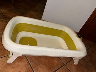 Bañera plegable con termómetro