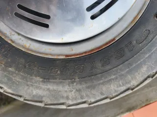 Ruedas remolque 16,5X6,5-8 ataque 58x4