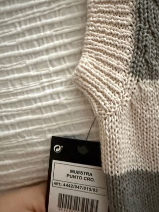 Chaleco de punto Zara rayas hombre