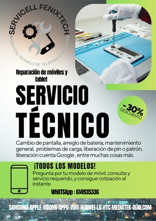 REPARACIÓN DE MÓVILES Y TABLET