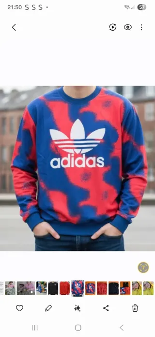 Sudadera Adidas Chico Talla M